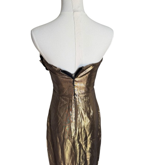 LOVERS AND FRIENDS - NWT Seraphina Gown in Gold Sz XS - Picture 6 of 9